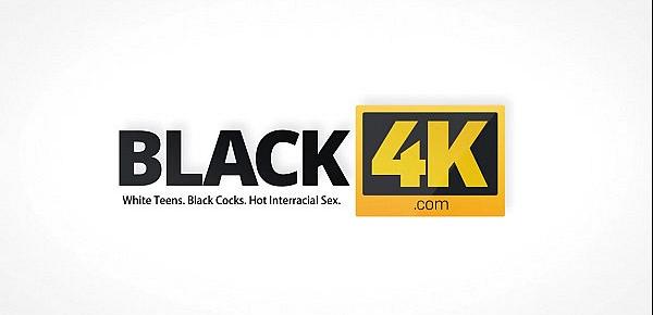  BLACK4K. Karina Grand in lacy underwear makes love to black stranger
